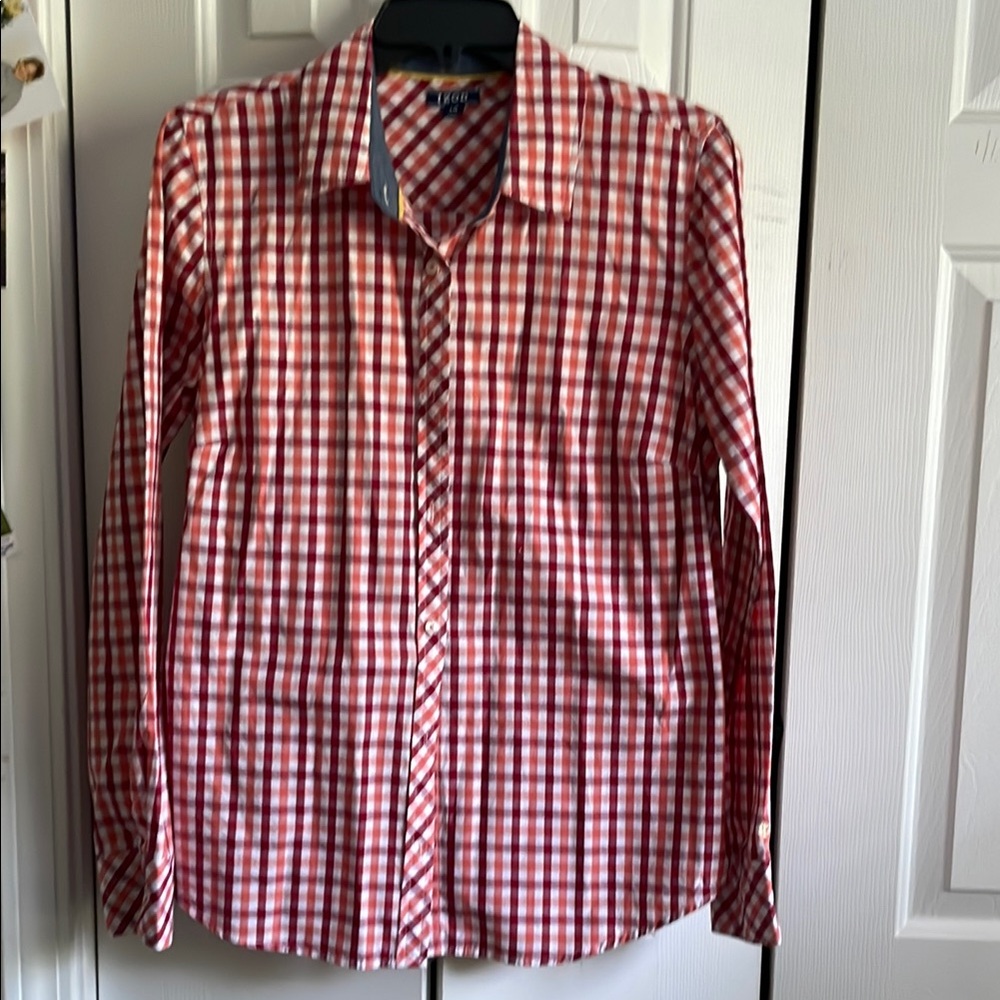 IZOD Red Checkered Women’s Shirt